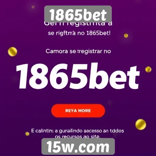 Como se registrar no site 1865bet