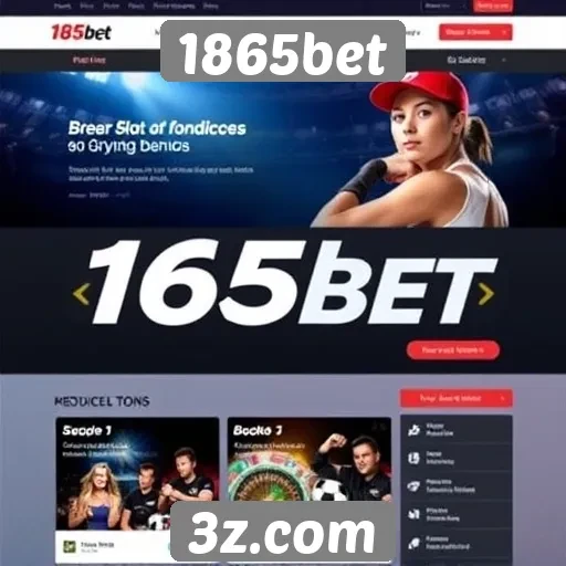 Acessibilidade e design do site 1865bet